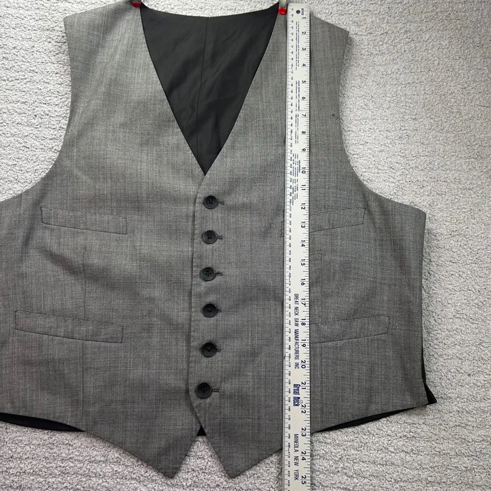 Rag & Bone Vest Hand Tailored New York Black L Quiet Luxury with dust bag  flaw